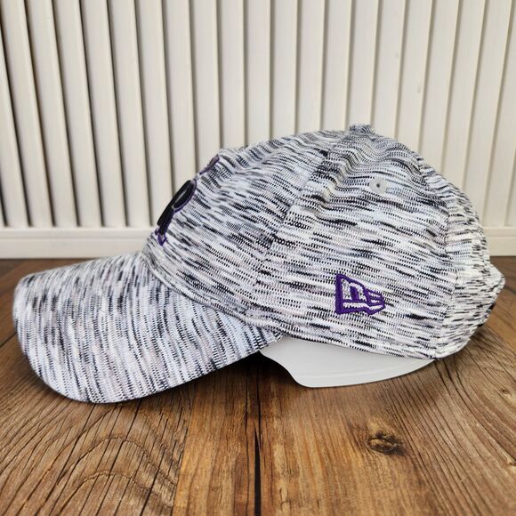 Colorado Rockies New Era 9twenty Space Dye Hat Cap Gray Purple MLB Baseball - Picture 6 of 10